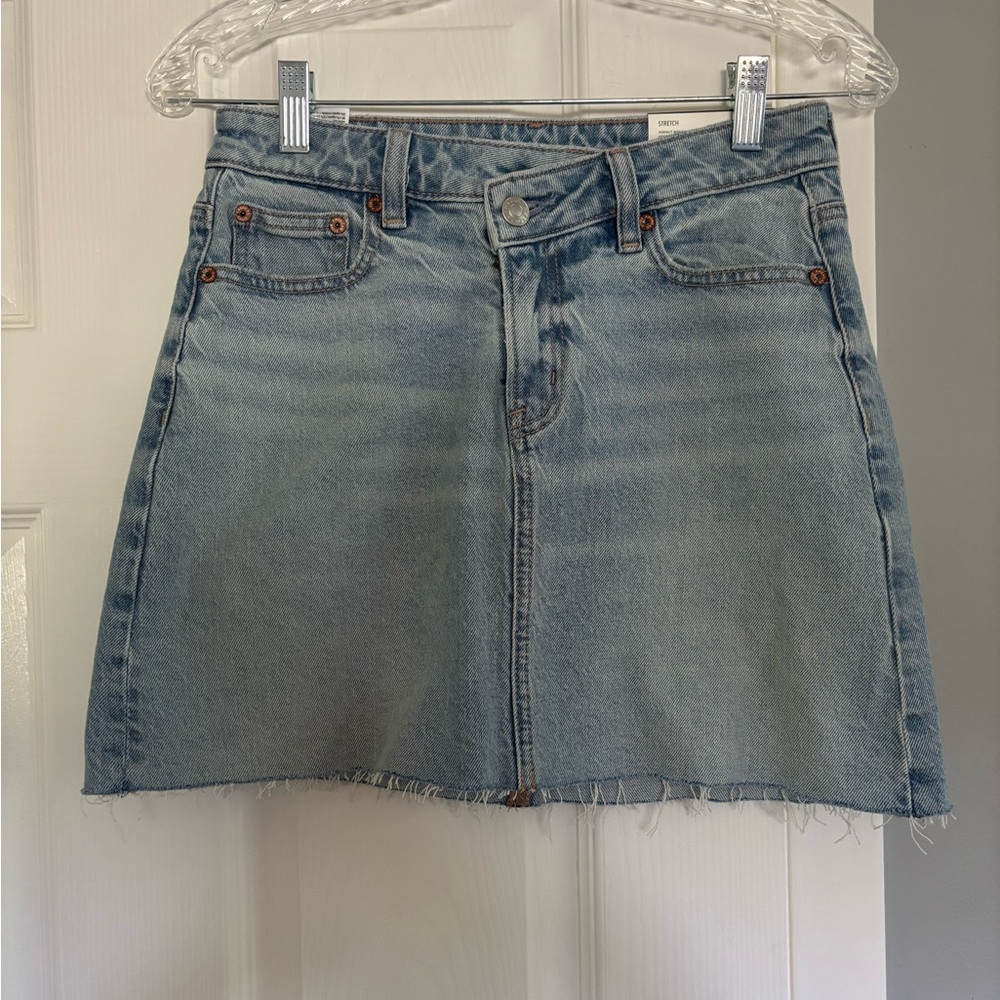 American Eagle Outfitters Blue Denim Mini Skirt